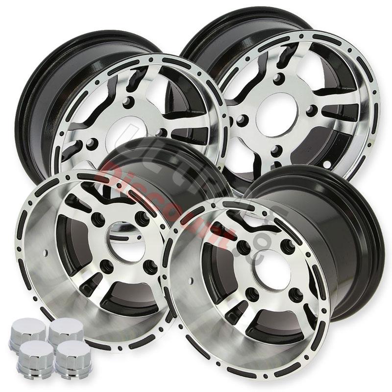 Lotto di 4 cerchi per quad Bashan 200cc (BS200S7), Ricambi quad Bashan 200cc BS200S7