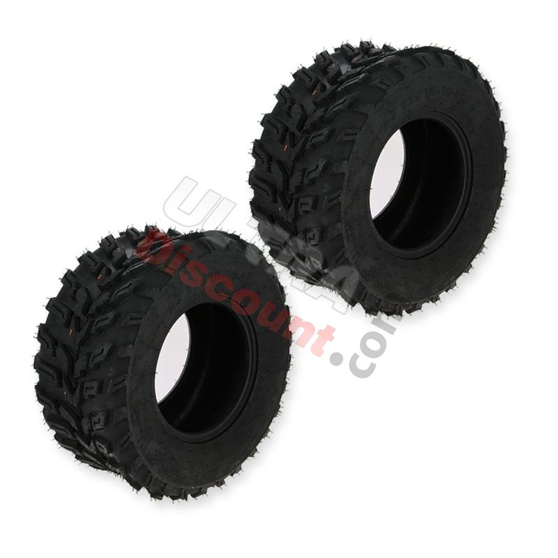 Coppia di pneumatici posteriori per Shineray 350cc ST-E (AT22x10.00-10), Ricambi Quad Shineray 350cc Coppia di pneumatici posteriori per Shineray 350cc ST-E (AT22x10.00-10), Ricambi Quad Shineray 350cc