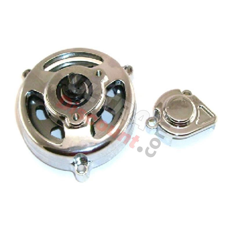 Campana frizione alta qualità + coperchio + pignone a 7 denti per MTA4, Ricambi Pocket Blata MT4 Campana frizione alta qualità + coperchio + pignone a 7 denti per MTA4, Ricambi Pocket Blata MT4