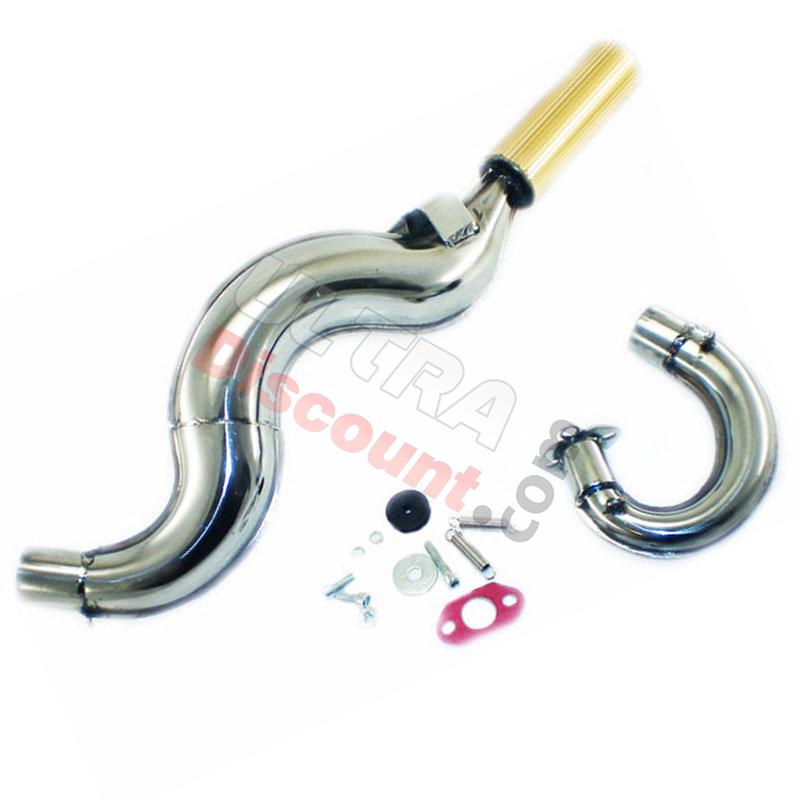 Marmitta per mini moto Racing R1 (oro), Ricambi Mini Moto