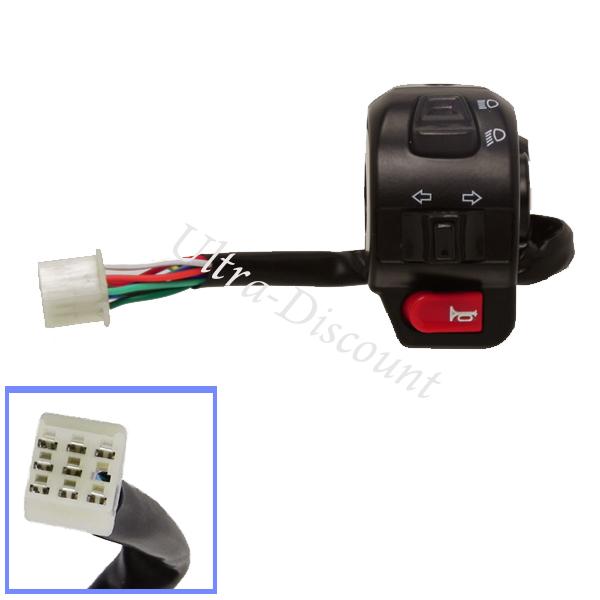 Unità comandi sinistra per scooter Baotian BT49QT-9 (tipo 1) , Ricambi Baotian BT49QT-9 Unità comandi sinistra per scooter Baotian BT49QT-9 (tipo 1) , Ricambi Baotian BT49QT-9