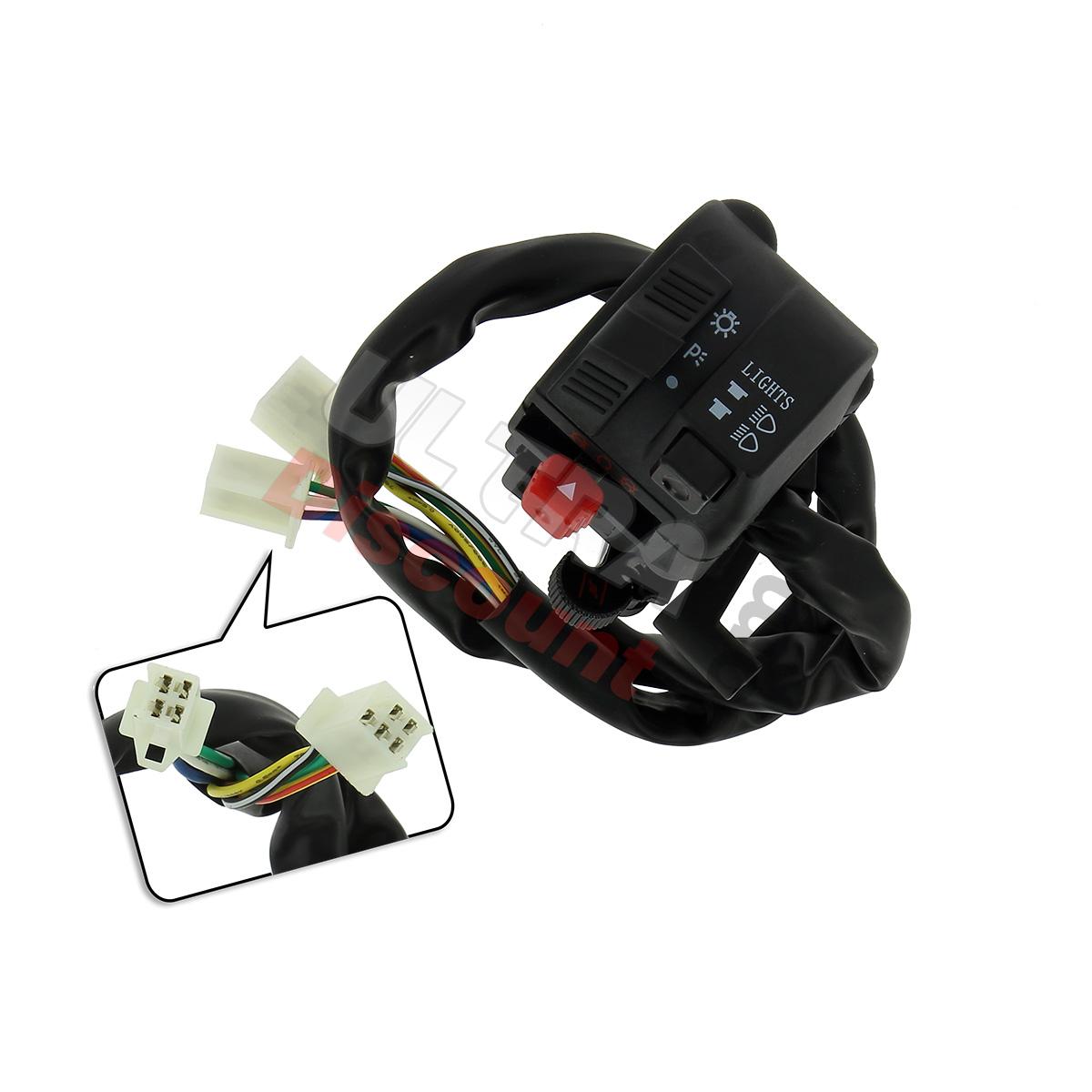Unità comandi sinistra per Quad Bashan 200cc (BS200S-A7), Ricambi quad Bashan 200cc BS200S7 Unità comandi sinistra per Quad Bashan 200cc (BS200S-A7), Ricambi quad Bashan 200cc BS200S7