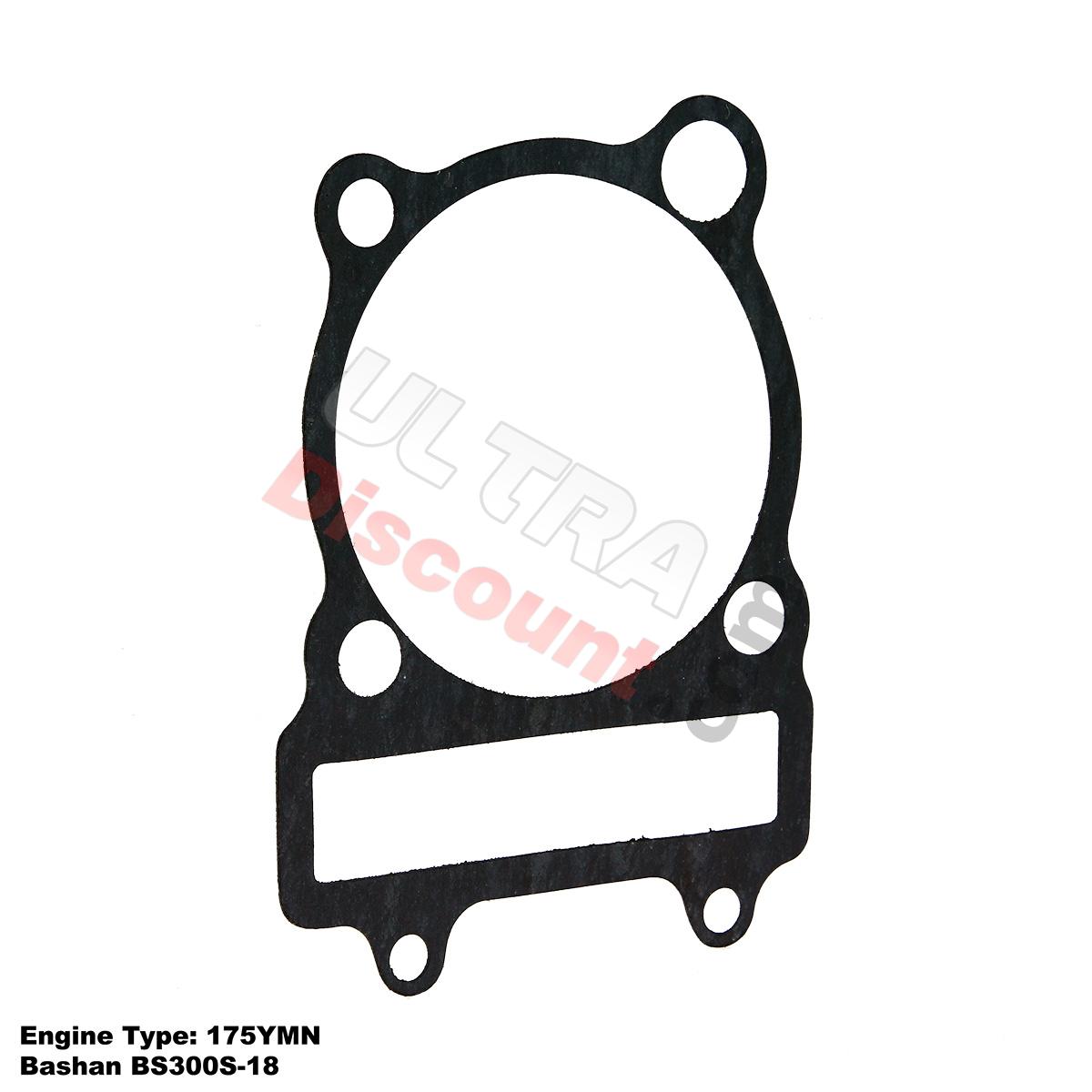 Guarnizione per motore Quad Bashan 300cc (BS300S-18), Ricambi quad Bashan 300cc BS300S18