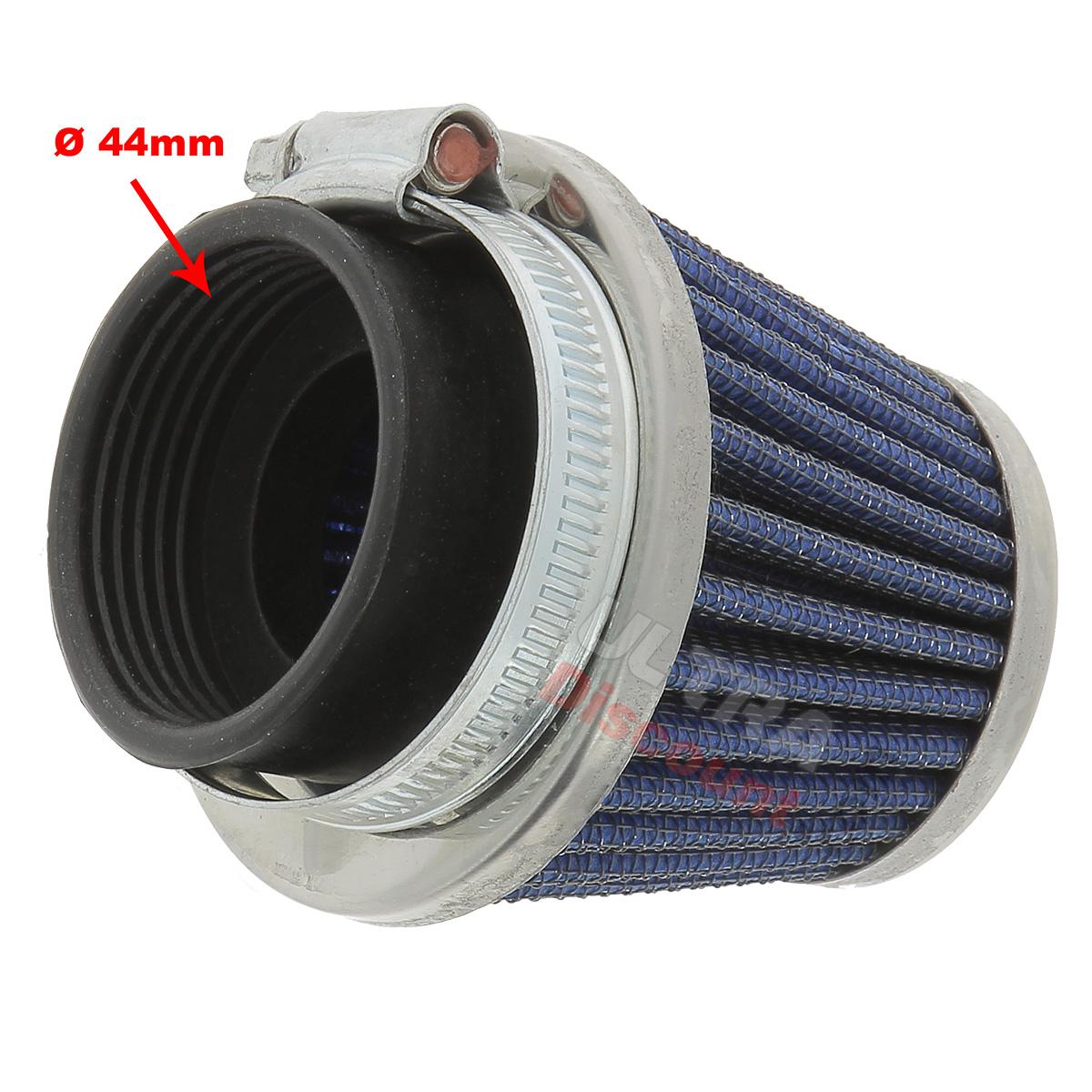 Filtro Grand Cornet per Dirt Bike Ø44mm (Azzuro), Ricambi Pit Bike