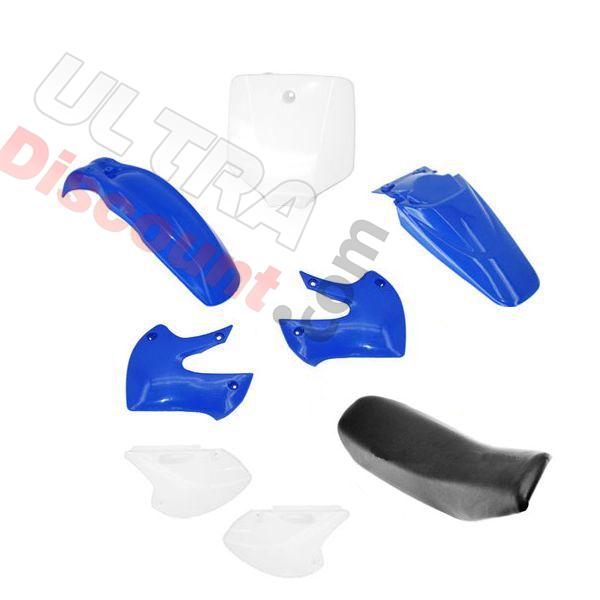 Carena per Pit Bike da 125cc a 250cc + Sella (blu), Ricambi Pit Bike Carena per Pit Bike da 125cc a 250cc + Sella (blu), Ricambi Pit Bike