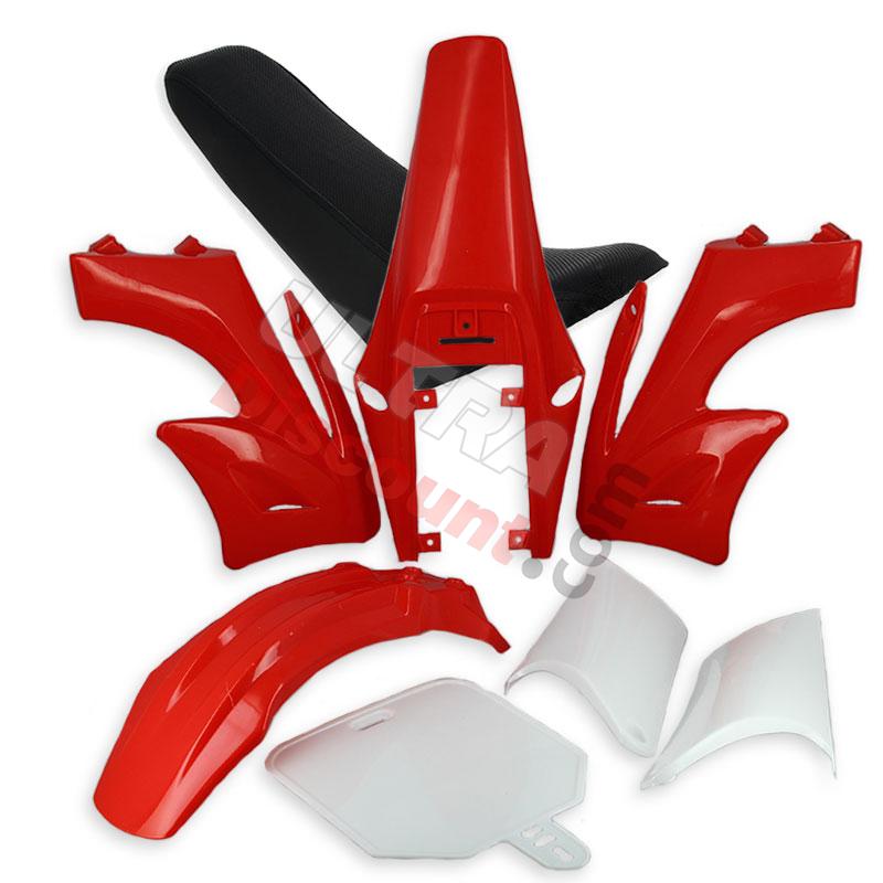 Carena per Pit Bike tipo AGB27 (rossa), Ricambi Pit Bike
