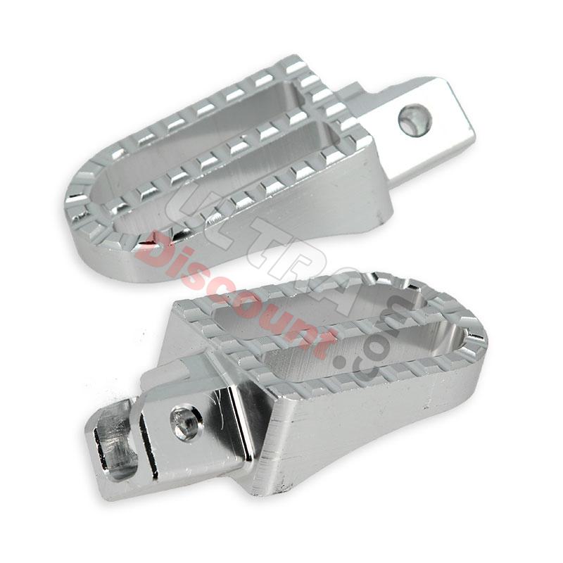 Pedane poggiapiedi Tuning in alluminio per YAMAHA PW80 (Alu), ricambi YAMAHA PW80