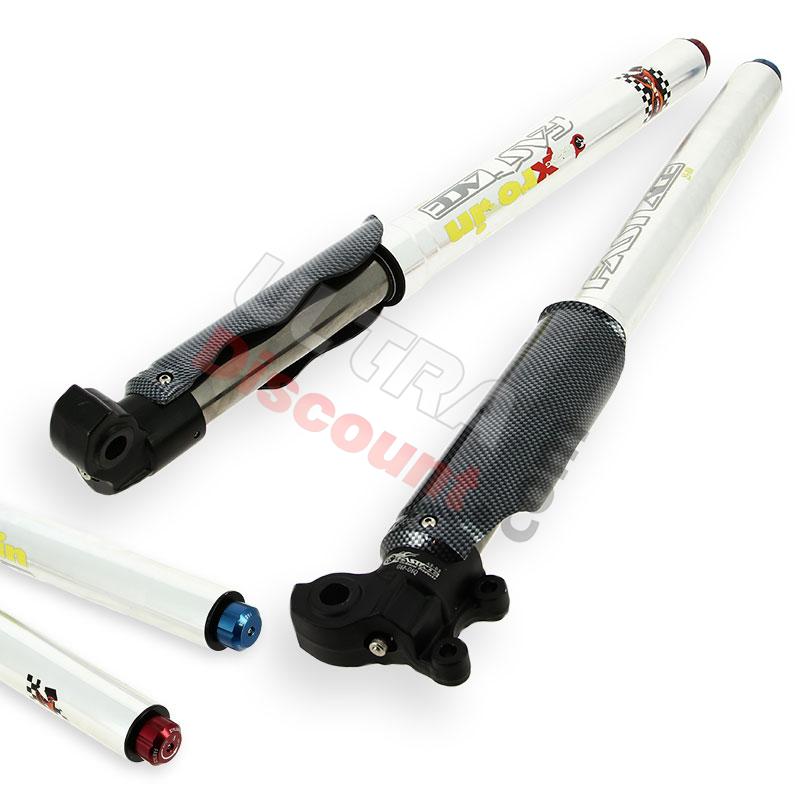 Steli forcella di Alta Qualità 645mm, asse di 15mm - Alu, Ricambi Pit Bike