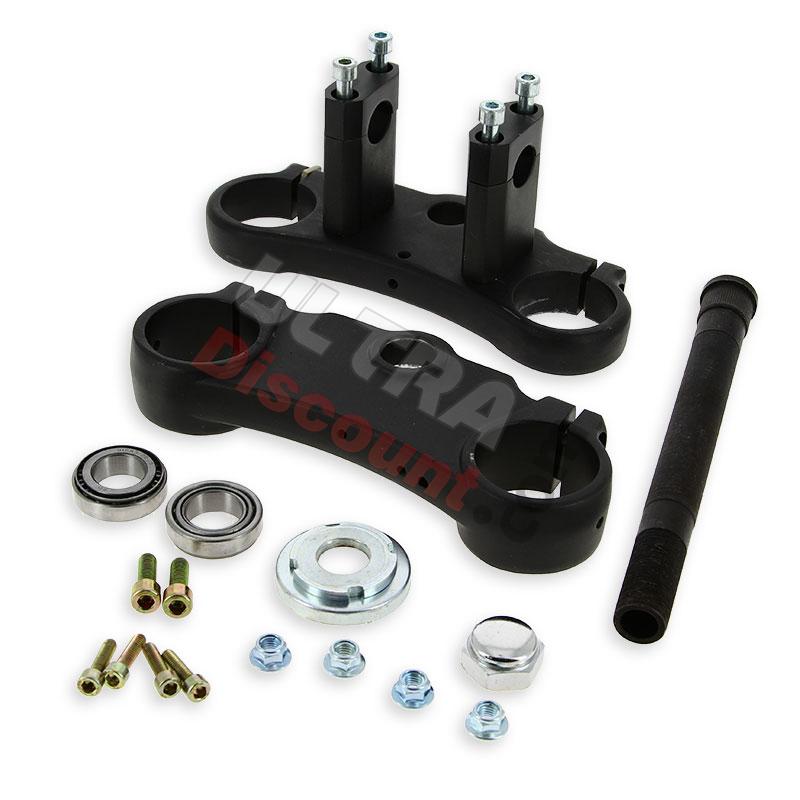 Testa forcella completa 48x48x160 per Pit Bike - NERO, Ricambi Pit Bike