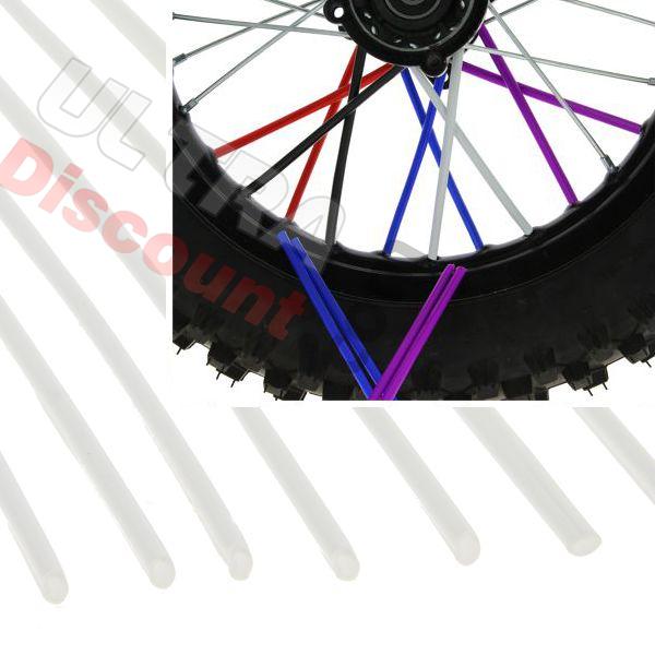 Copertura de raggi per dirt bike (12) - BIANCO, Ricambi Pit Bike