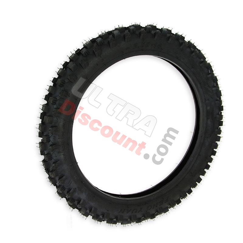 Pneumatico per Pit Bike (2.50 x 12'') con tacchetti da 12 mm, Ricambi Pit Bike