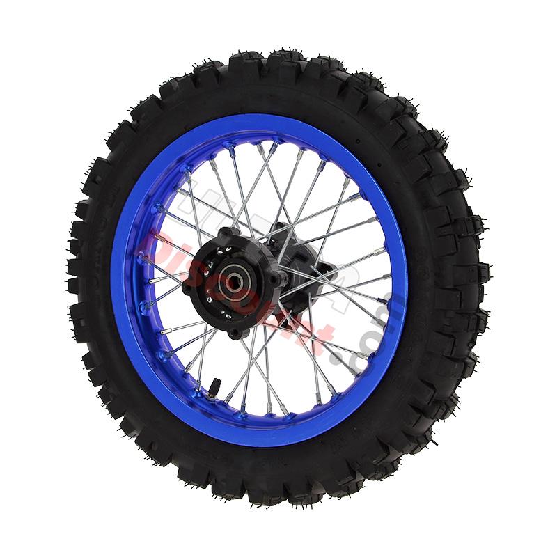 Ruota posteriore 12'' per Pit Bike AGB29 (blu), Ricambi Pit Bike
