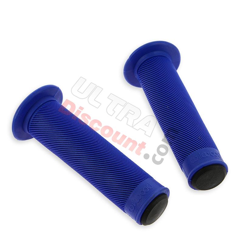 Coppia manopole Grip blu per Ricambi quad Bashan 250cc BS250S11, Ricambi quad Bashan 250cc BS250S11
