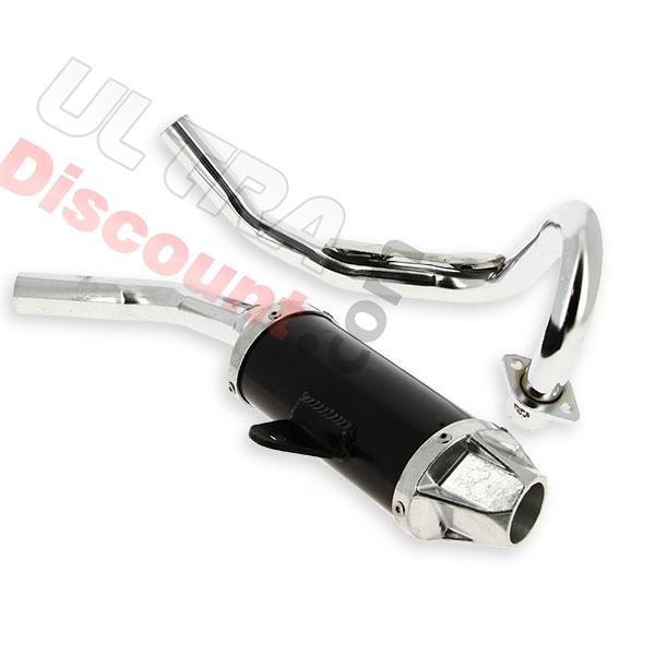 Marmitta Racing per Pit Bike 110cc e 125cc (Inox), Ricambi Pit Bike