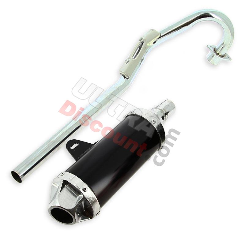 Marmitta UD Racing per Pit Bike 110cc e 125cc Inox, Ricambi Pit Bike
