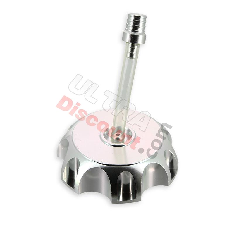 Tappo per serbatoio benzina per Pit Bike (colore Alluminio), Ricambi Pit Bike