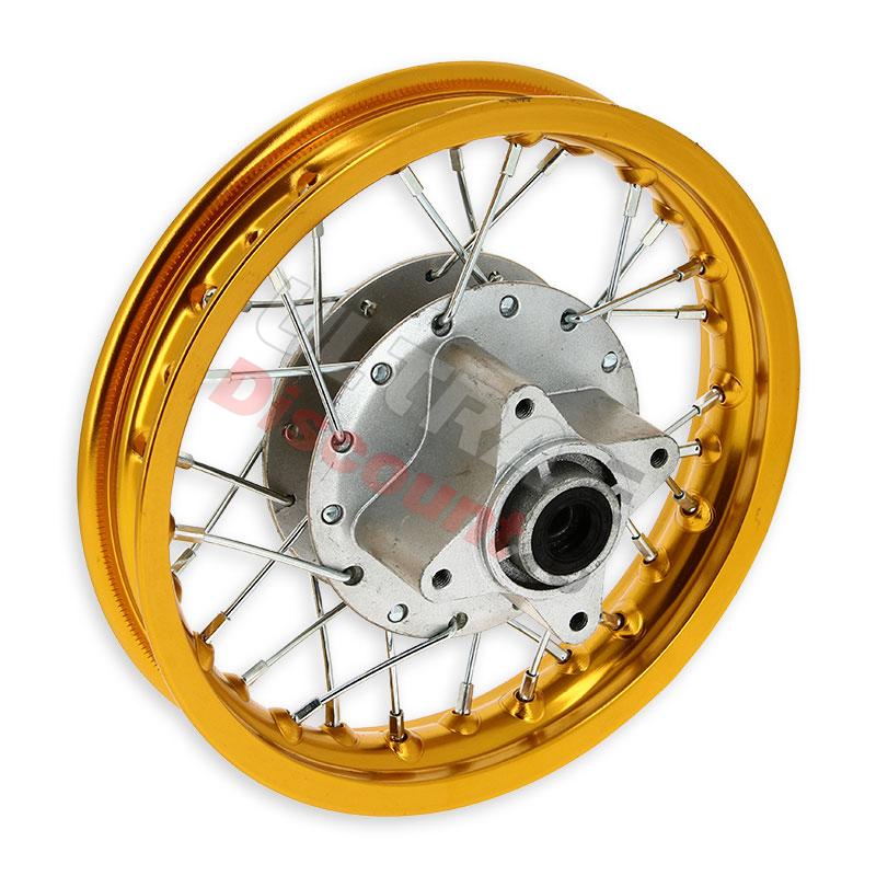 Cerchio posteriore per Pit Bike 10'' (tipo 2, oro), Ricambi Pit Bike Cerchio posteriore per Pit Bike 10'' (tipo 2, oro), Ricambi Pit Bike