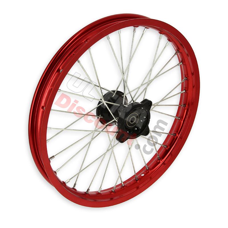 Cerchio anteriore 17'' per Pit Bike AGB30 (rosso), Ricambi Pit Bike Cerchio anteriore 17'' per Pit Bike AGB30 (rosso), Ricambi Pit Bike