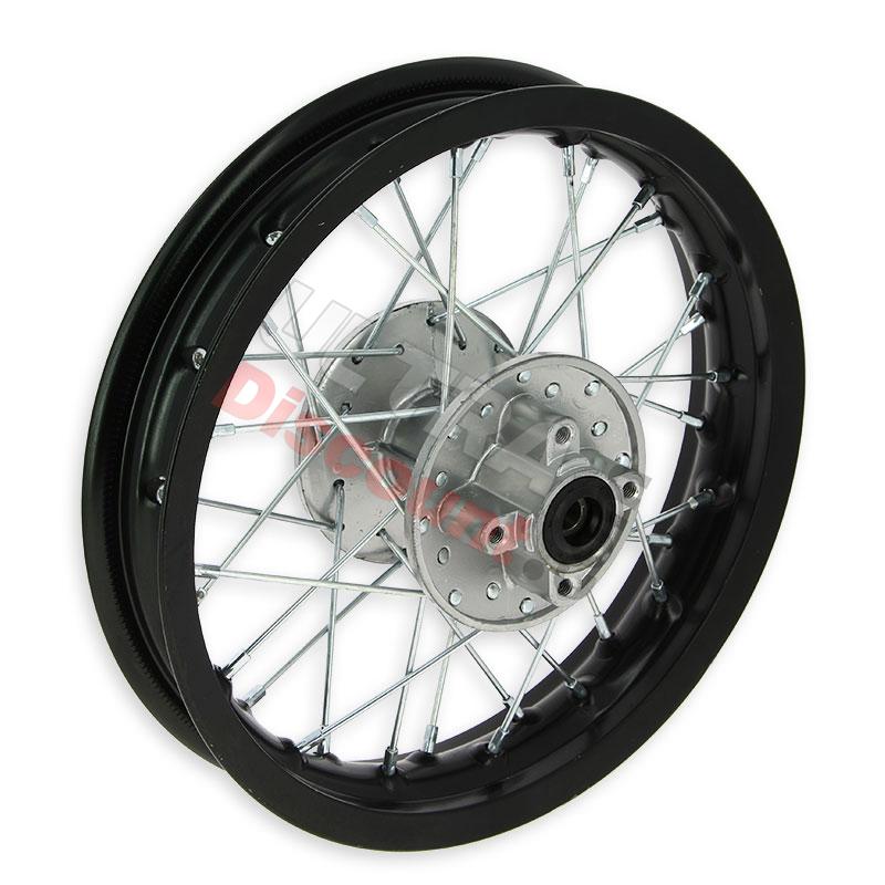 Cerchio posteriore per Pit Bike 12'' (tipo 1, nero), Ricambi Pit Bike