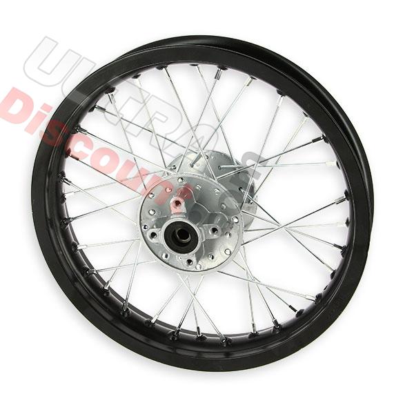 Cerchio posteriore per Pit Bike 14'' (Nero, tipo 1), Ricambi Pit Bike