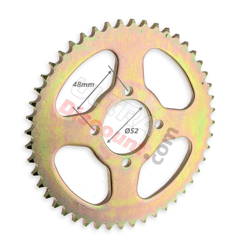 Corona rinforzata a 48 denti per Pit Bike (tipo 2, 428), Ricambi Pit Bike