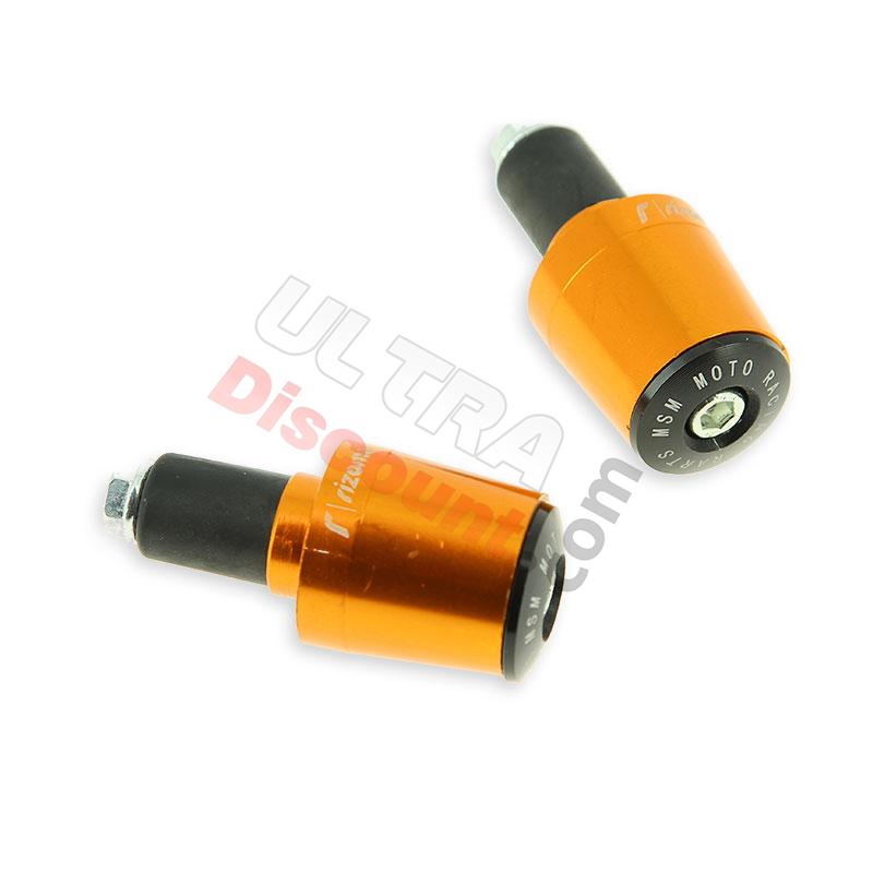 Tappi protezione manopole oro (tipo 7) per Bashan 250cc BS250S11, Ricambi quad Bashan 250cc BS250S11
