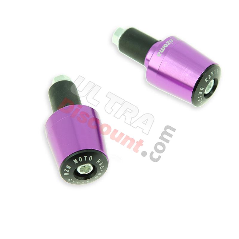 Tappi protezione manopole porpora (tipo 7) per Bashan 250cc BS250S11, Ricambi quad Bashan 250cc BS250S11