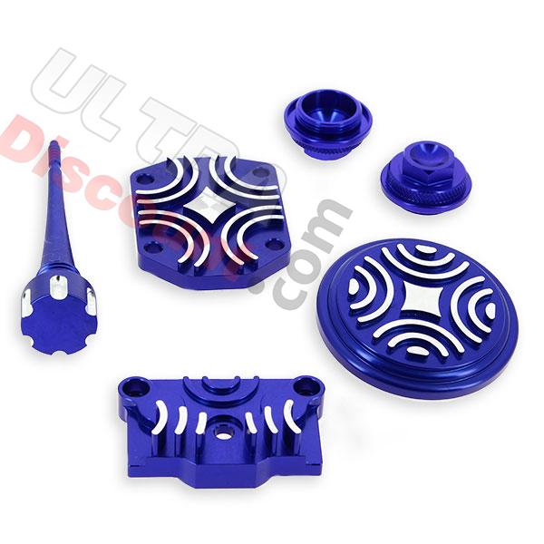 Kit decorazione Tuning per motore di Pit Bike (blu, tipo 1), Ricambi Pit Bike