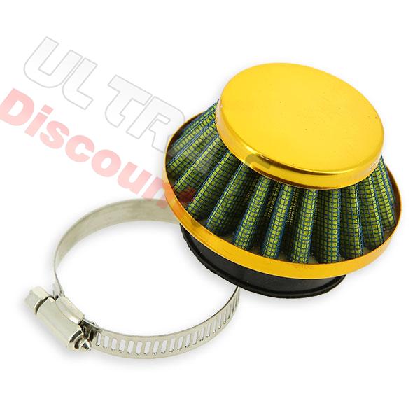 Filtro aria Racing per mini moto - Oro, Ricambi Dirt Nitro