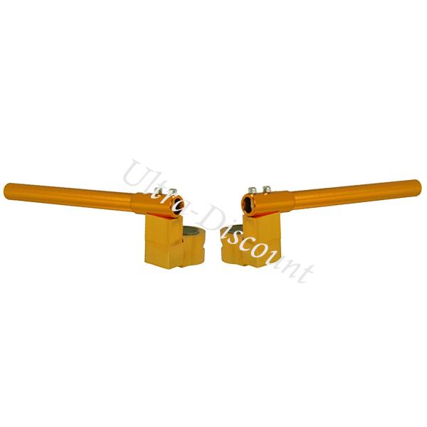 Bracci manubrio  Tuning per mini moto Nitro (tipo 3, oro), Ricambi Moto Nitro