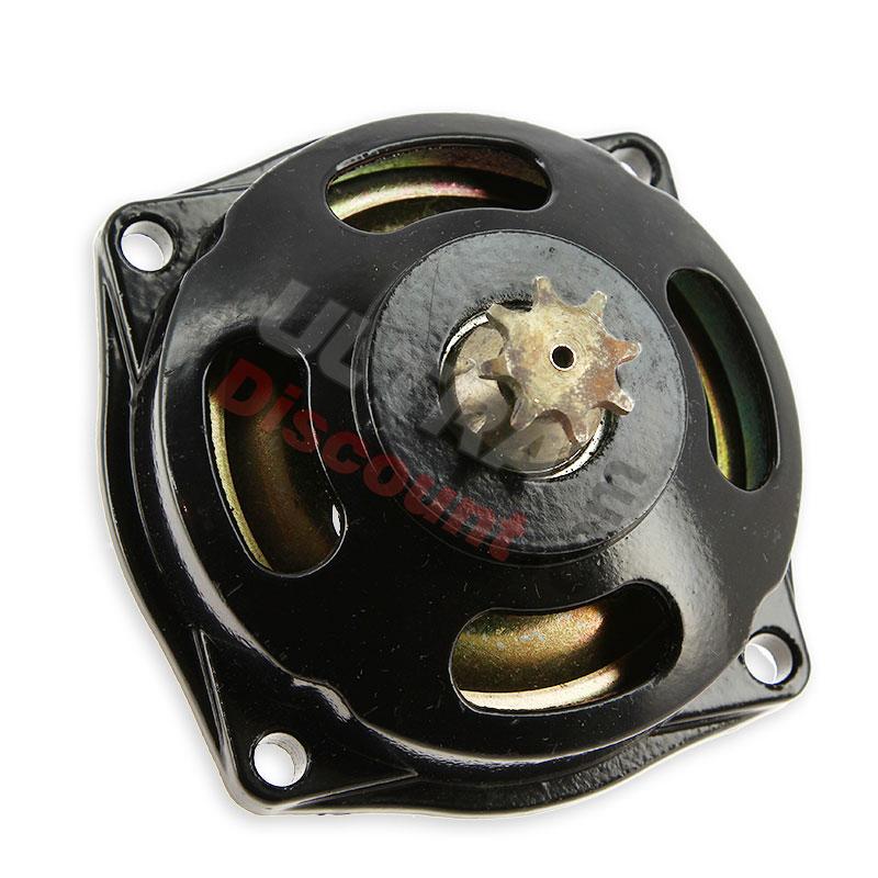 Campana frizione + pignone 8 denti per catena TF8, Ricambi Mini Moto