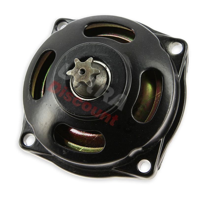 Campana frizione + pignone 6 denti per catena TF8, Ricambi Moto Nitro