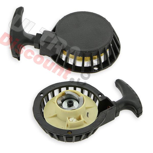 Avviamento a strappo in alluminio Grafite nero tipo B, Ricambi pocket supermoto