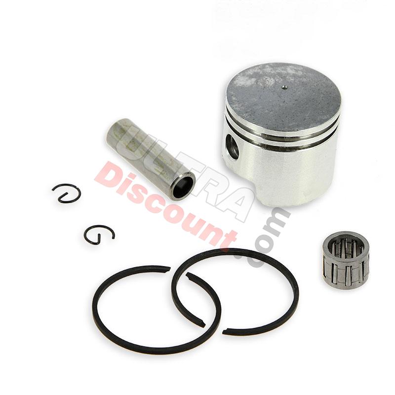 Kit pistone 44mm (perno da 12mm) per kit cinesi + cuscinetti ad ago, Ricambi Mini Moto