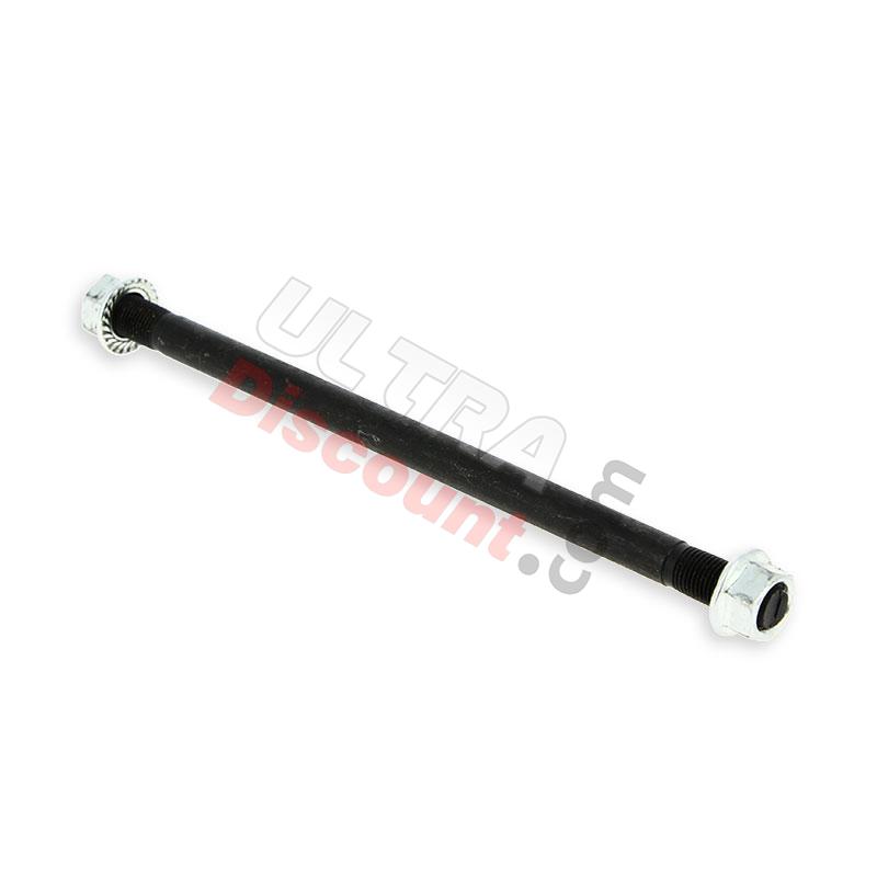 Asse ruota anteriore + dadi per mini moto ( 190 mm), Ricambi Mini Moto