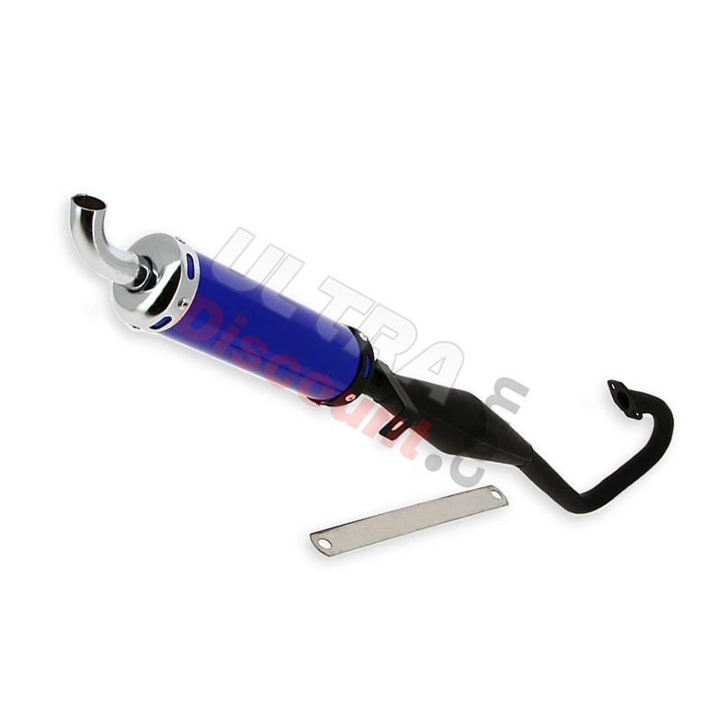 Marmitta tuning per mini moto Blu (Type 1), Ricambi pocket supermoto