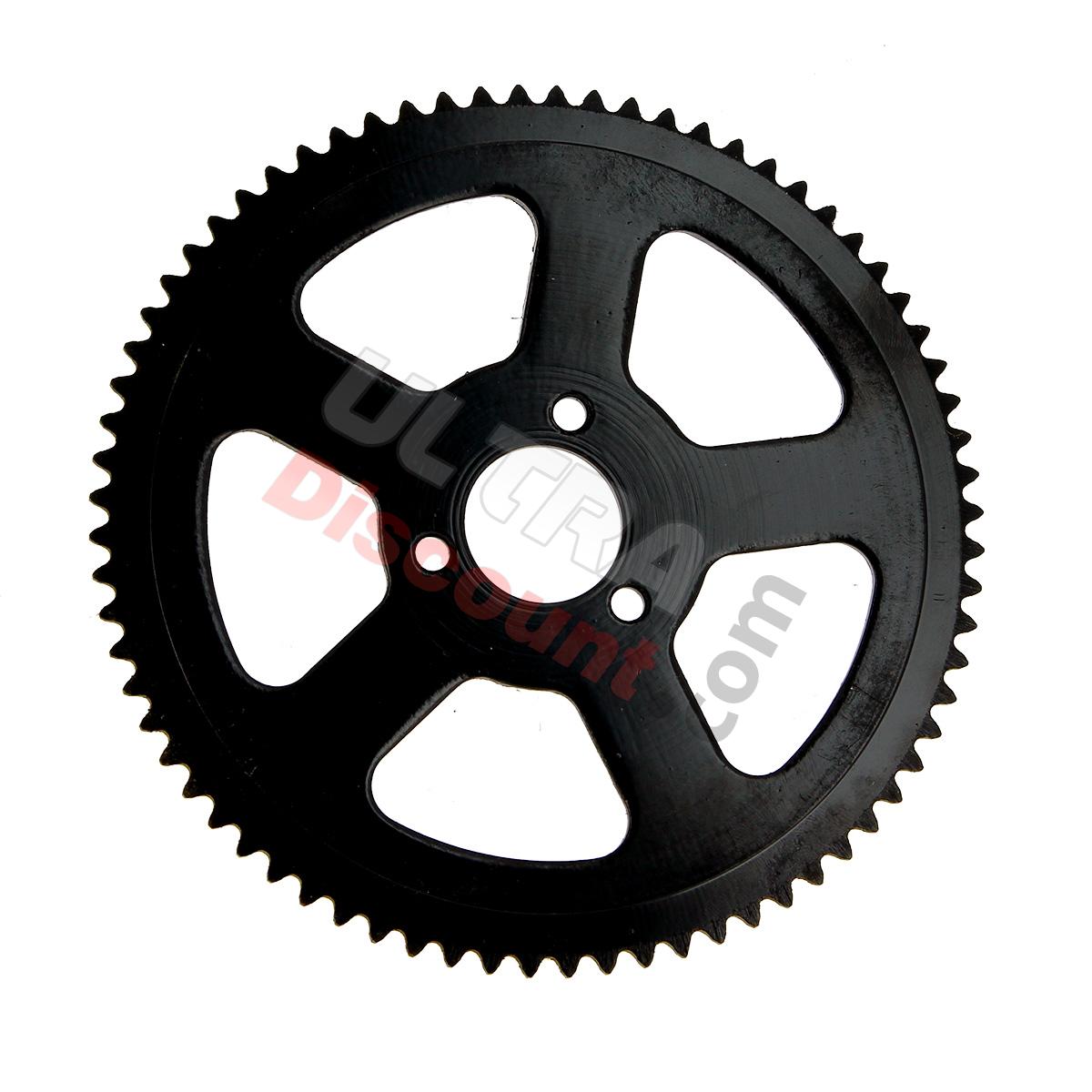 Corona rinforzata a 72 denti (passo piccolo) Tipo 2, Ricambi pocket supermoto