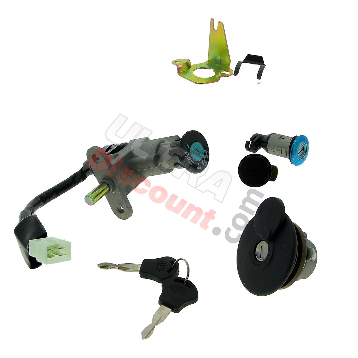 Blocchetto accensione completo per scooter Jonway 50cc YY50QT-28A, Ricambi Scooter Jonway