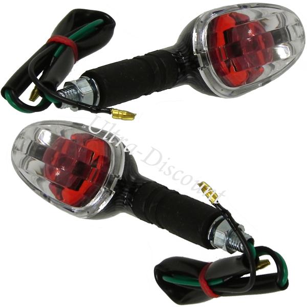 Coppia di indicatori di direzione in carbonio per scooter Jonway YY50QT-28A  , Ricambi Scooter Jonway