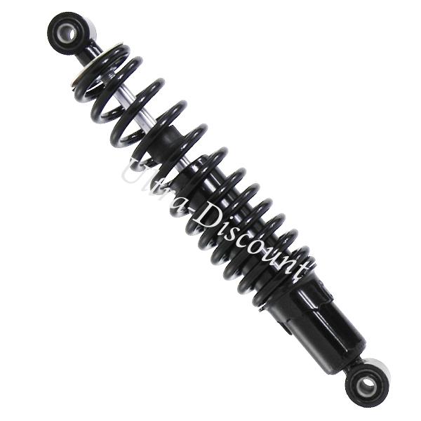 Ammortizzatore posteriore nero per Quad Shineray 200 cc (330mm), Ricambi Shineray 200STIIE e STIIEB Ammortizzatore posteriore nero per Quad Shineray 200 cc (330mm), Ricambi Shineray 200STIIE e STIIEB