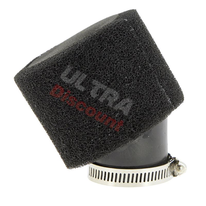 Filtro aria con doppia spugna Nero (44mm), Ricambi Shineray 150 STE