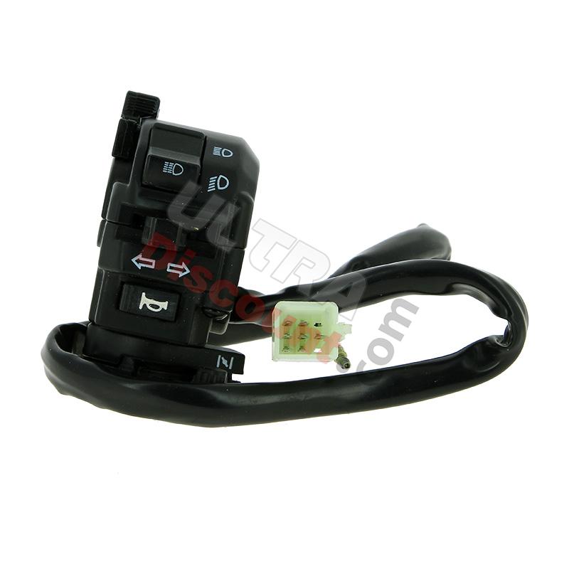 Unità comandi sinistra per Quad Shineray 250cc ST-9E - Nero, Ricambi quad 250cc STIXE ST9E