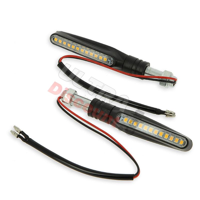 Indicatori di direzione strisce a Led per Ricambi Quad Liquido 200cc, Ricambi Quad cinesi 200cc