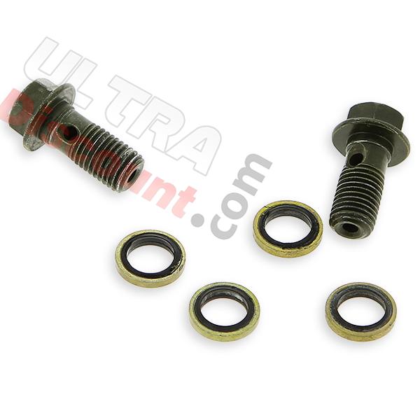 2 x Vite M12 e rondella banjo Circuito di frenatura per Ricambi Pit Bike, Ricambi Pit Bike