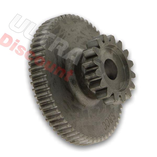 Doppio pignone per motorino di avviamento per Shineray 250cc STXE (16 denti), Ricambi Shineray 250 STXE