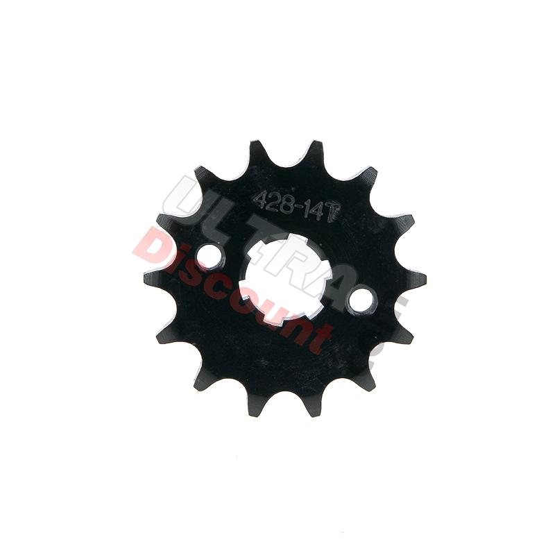 Pignone a 14 denti per Quad Shineray 250cc STXE, Ricambi Shineray 250 STXE
