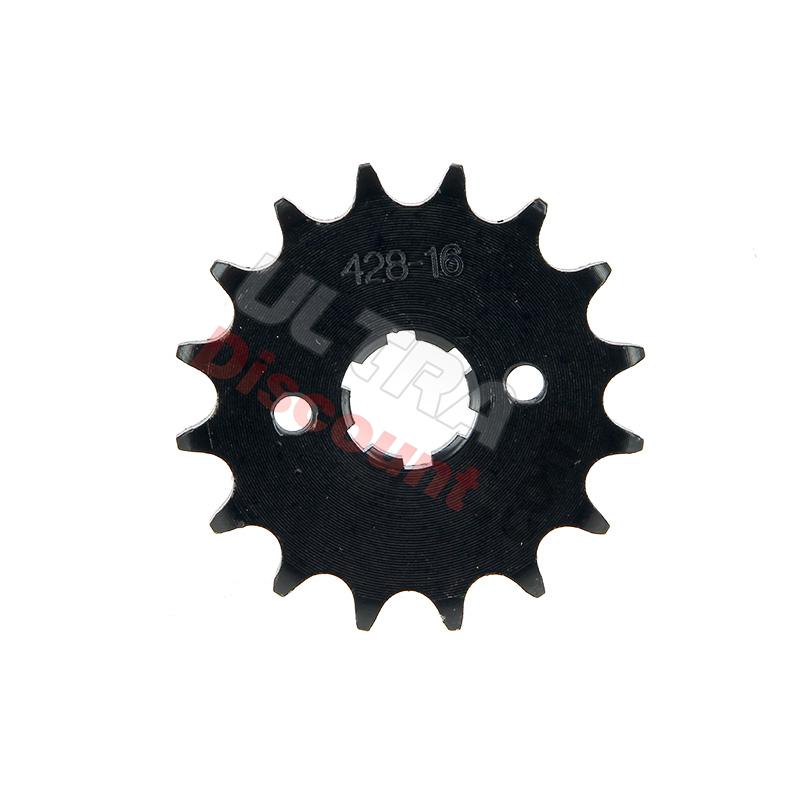 Pignone a 16 denti per Quad Shineray 250cc STXE , Ricambi Shineray 250 STXE