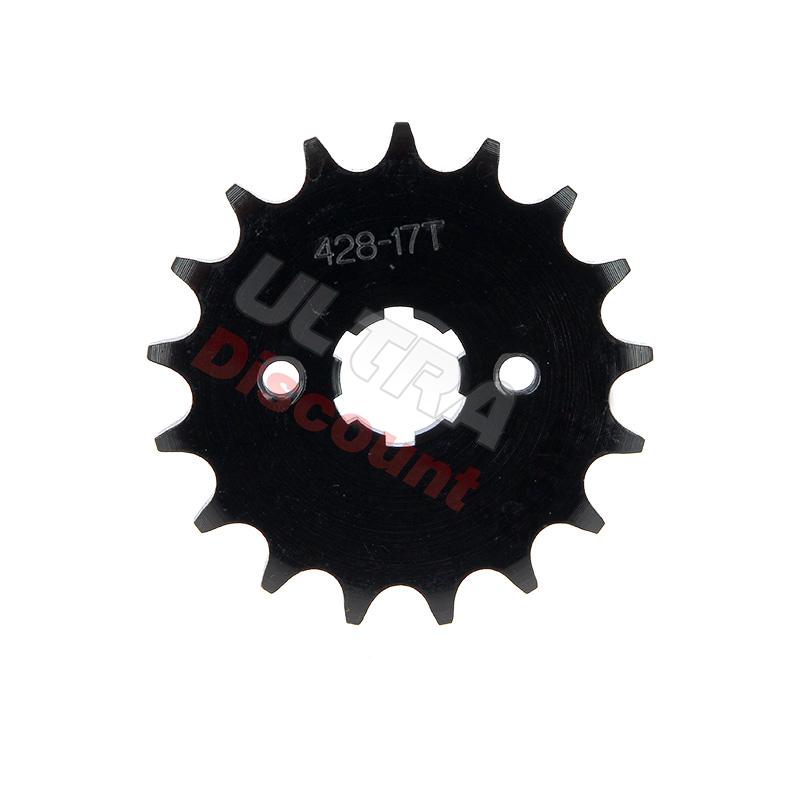 Pignone a 17 denti per Quad Shineray 250cc STXE, Ricambi Shineray 250 STXE