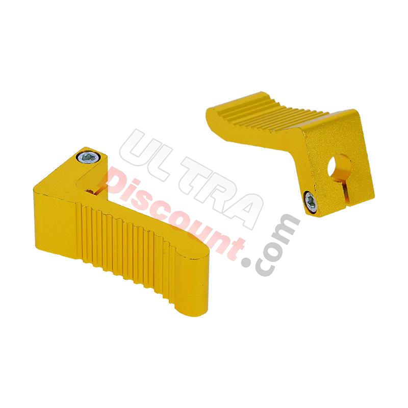 Pedane poggiapiedi in alluminio (Oro), Ricambi Pocket Blata MT4