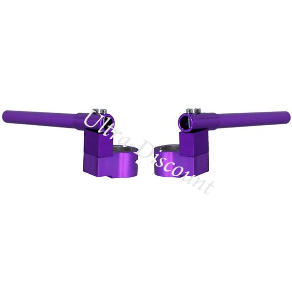 Bracci manubrio Tuning per mini moto (tipo 3, viola), Ricambi Pocket Blata MT4